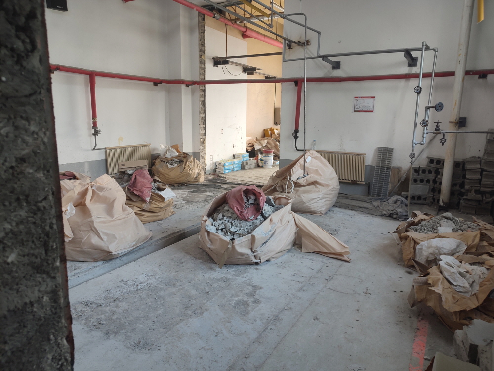 여주과 콘크리트샌딩 산업 바닥 마감 처리